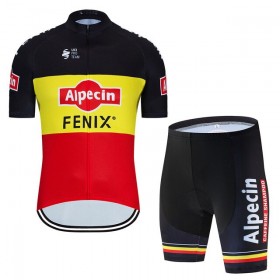 Completo Maglia Ciclismo + Pantaloncino 2020 Alpecin-Fenix N002